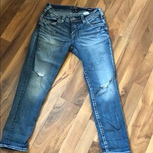 Silver Jeans Capri boyfriend